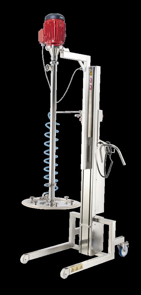 VISCOFLUX mobile The stand-alone solution for transferring high-viscosity fluids VISCOFLUX mobile is a portable and thus very flexible variant of the tried and tested VISCOFLUX drum emptying system.