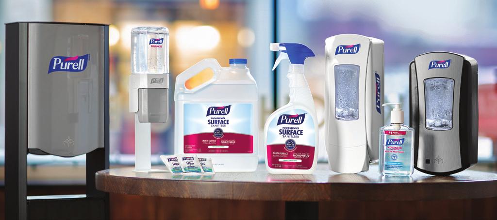 PROTECT YOUR RESTAURANT with PURELL hand hygiene and surface products. PURELL Foodservice Surface Sanitizer Order Information SKU Description 3341-06 6-32 fl. oz.
