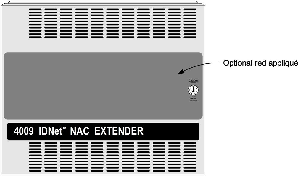 4009 IDNet NAC Extender Mounting and Module Placement Information Additional four point module shown SKU A009-9807.