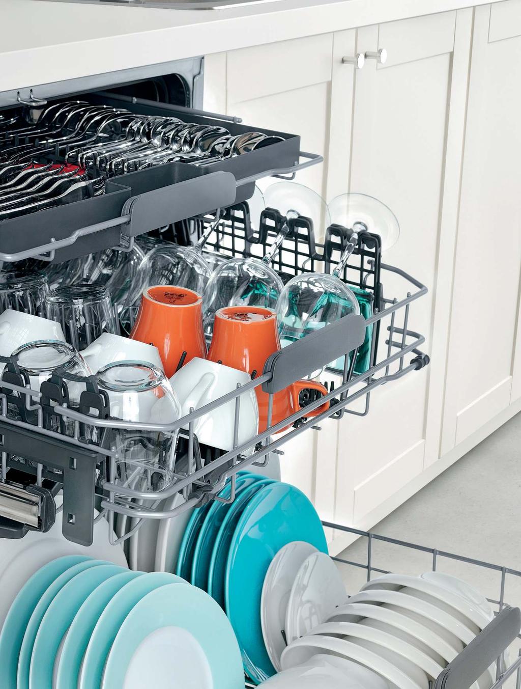 DISHWASHERS Using a dishwasher is more water and energy efficient than washing dishes by hand, and it's more hygienic too.