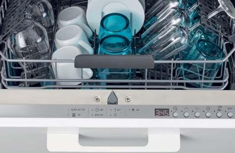 The DELAYED START FUNCTION lets you run the dishwasher when you want.
