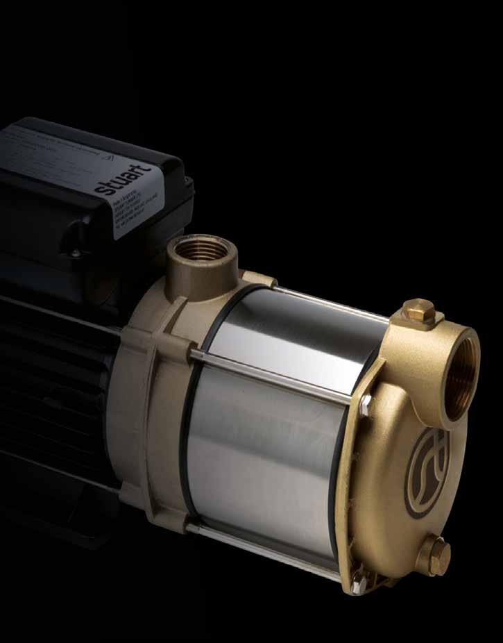 CH multistage range CH range Centrifugal Horizontal Multistage Pumps The CH range of brass and stainless steel pumps provide a high quality and reliable solution for applications that require high