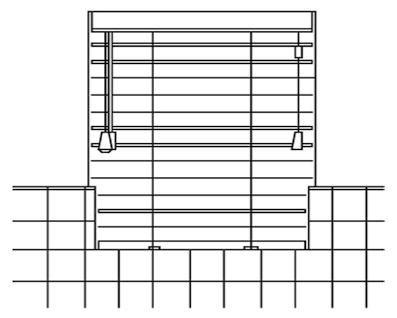 For the common valence or custom valance size, the valence will be made with groove as per the adjacent drawing.