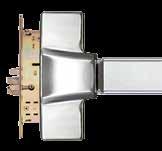 S6100 Rim Mount Exit Devices For use on single doors or pair of doors with mullion 1-3/4 (44 mm) door thickness standard. Specify thickness other than 1-3/4.