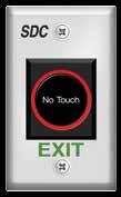 Key Switches/Exit Switches 474U 474U Touchless Exit Switch The SDC 474U uses IR Sensor technology, the device is active with the simple wave of a hand.