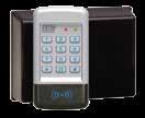 Keypad programmable. Blue backlit cast metal keys. Prox options are available. 918 Indoor Si