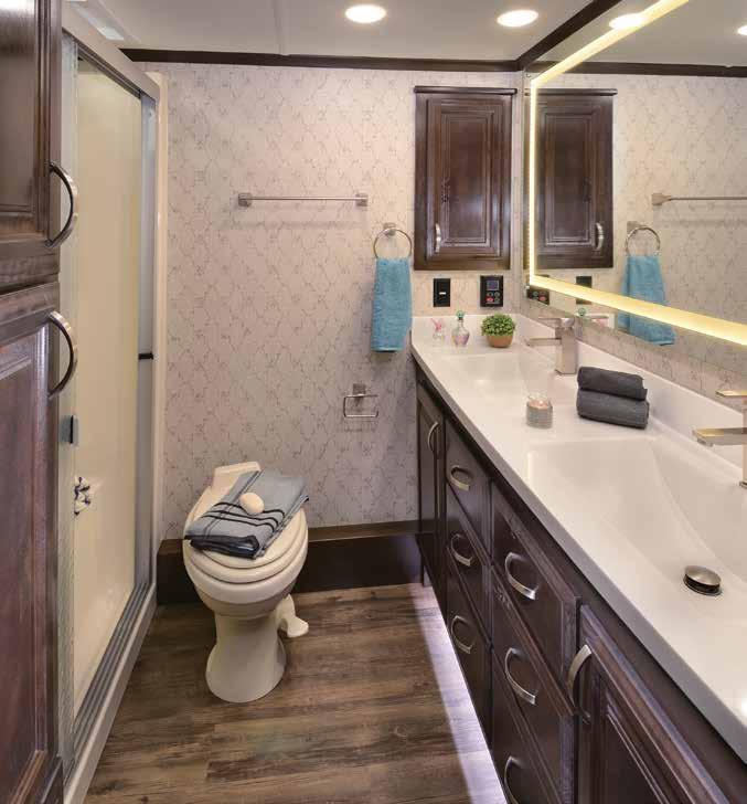 Take a look and you will see why more people are choosing RiverStone Legacy as their luxury fifth wheel