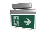 Emergency Exit Sign and can be operated in maintained or