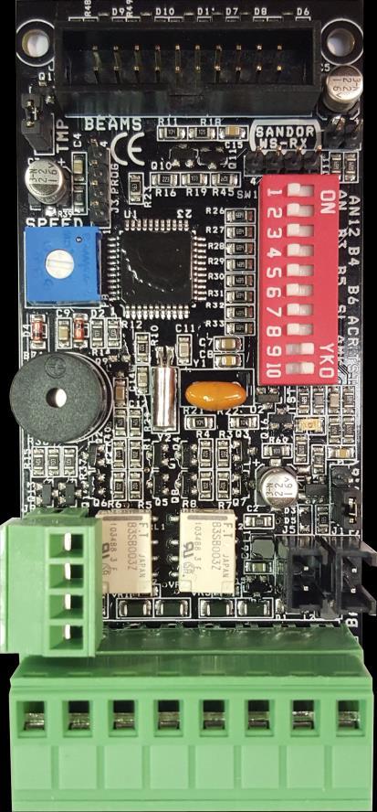 3. Put the DIP10 in ON on the motherboard to activate the programming mode indicated by the flashing
