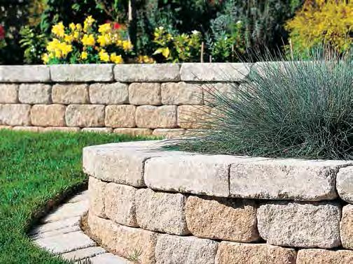 Stone Manor & Stone Manor II Stone Manor garden walls feature one-size modular blocks that make for virtually maintenance-free, easy installation.