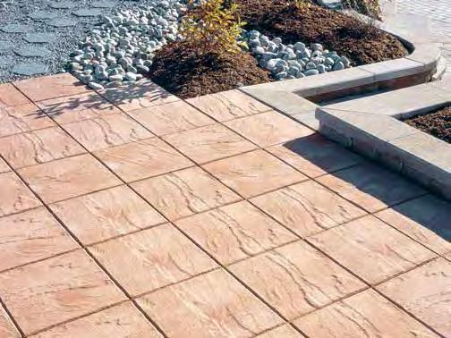 Ledgerock With a flagstone texture enhancing the natural appearance, Ledgerock slabs blend easily into any landscape setting.