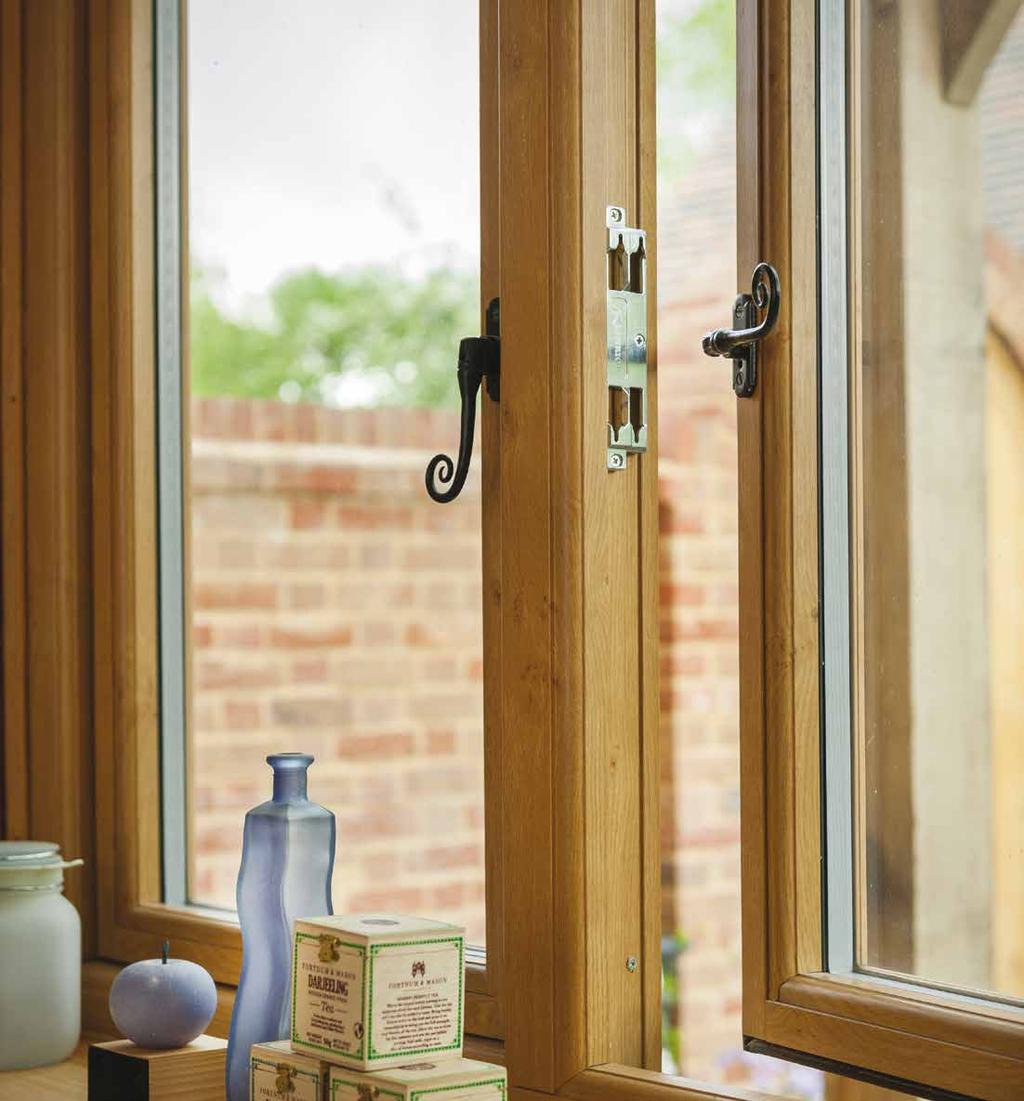 HAND FINISHED DETAILING 19th Century timber windows were hand crafted and in order to truly replicate the