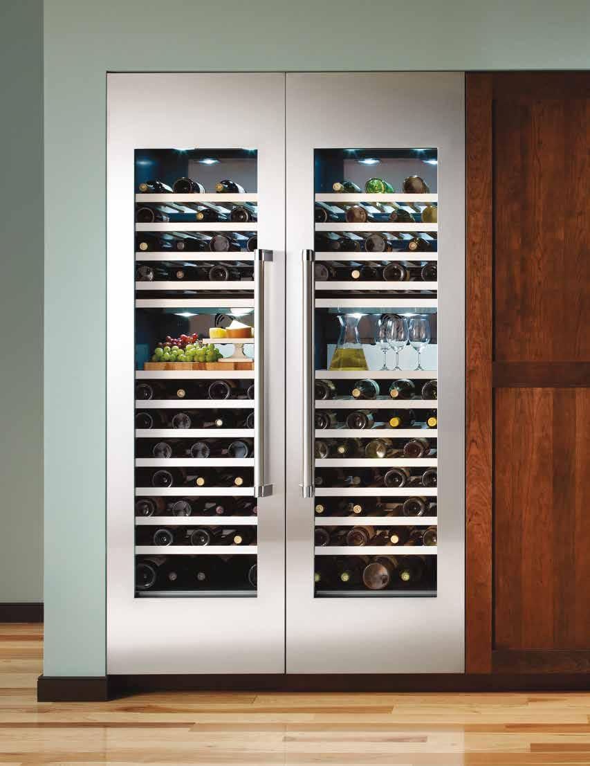 CATEGORY INSTALLATION MODELS SHOWN: T24IW800SP 24-INCH WINE PRESERVATION COLUMNS WITH TFL24IW800 FLAT