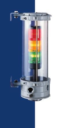 740 Ex Signal Tower Zone 1 and 2, Zone 21 and 22 Signal tower KombiSIGN in flame-proof enclosure Available with up to 3 light elements Also available as LED version TECHNICAL SPECIFICATIONS
