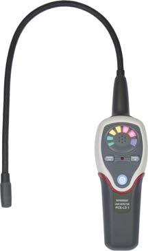 This gas detector is exempt of maintenance except for replacement of its battery. The sensor is calibrated to detect flammable gases in the air.