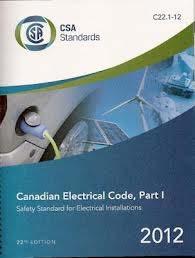 ELECTRICAL CODE (CSA C22.1) Every province and territory adopts and enforces the same installation code, CSA C22.