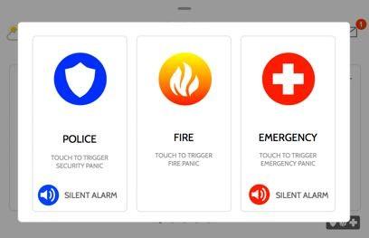 USING YOUR SYSTEM: EMERGENCY PANIC Emergency Panic If you have a police, fire, or medical emergency and your system is not armed or a sensor has not been triggered, you can send a manual emergency