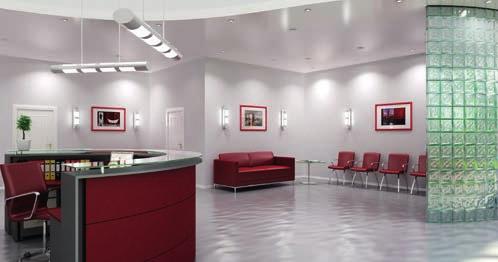 PD3N-ZW Lighting control in rooms Controlling light scenarios at a medical practice