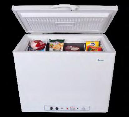 LPG ABSORPTION XCD280 280 LITRE 2-WAY - Gas / 240 V operation - Large 60 litre freezer - Interior LED light - Continuous spark ignition system - Flame indicator and safety valve - Adjustable safety
