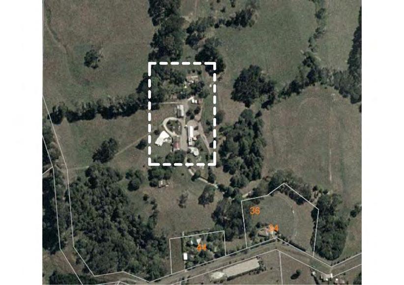 Number: 237 Name of Item: Puriri Farm APPENDIX 17U Aerial photo - The black diagonal lines indicate the item proposed for protection being the original structure.