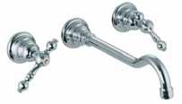 Epoque Lavatory S505/5 Wall-mounted three-hole lavatory faucet spout 6,5.
