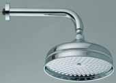 Miscellaneus items S07 Wall mounted shower head 8 wall mounted arm / (length 4 ) chrome S07CR 69,00 brushed nikel