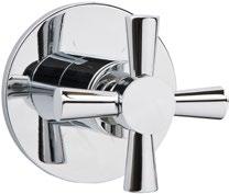finishes MIRML800 Pressure Balanced Trim Kit Cross style metal handle (MIR300) Available in CP & BN finishes