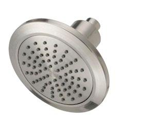 5 GPM maximum flow rate Requires MIRSK88 shower arm MIRSH2040 3 function showerhead (full spray, massage
