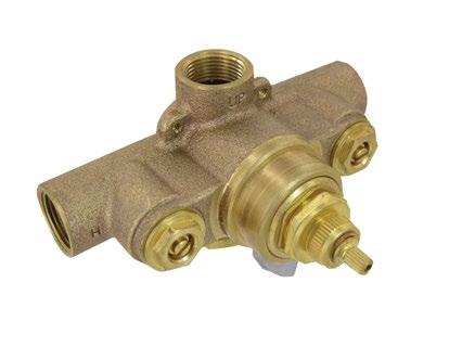 Thermostatic Valves MIR6004 Heavy duty bronze valve body for long reliable service High performance thermostatic cartridge for precise temperature control /2 FIP water connections - 3/4 FIP model