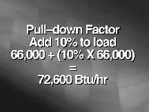 p u m p d o w n ; p u l l d o w n For example, total heat of rejection for a system with the following performance characteristics would be calculated like this: Compressor Performance (manufactures