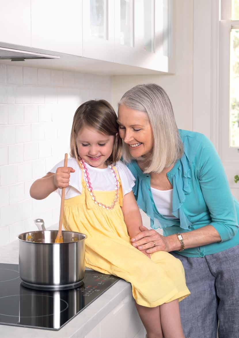 MADE FOR LITTLE HELPERS Safety conscious Induction cooktops