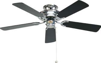 3 speeds of the fan and the light Can be upgraded to
