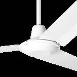 White 56"/1420mm lades White Drop rod 12" and 24" included irflow: 6800 cu/ft per min Power consumption on high speed: 68w CONTROL