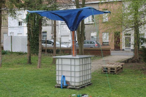 Figure 4: Rainwater harvesting structure with