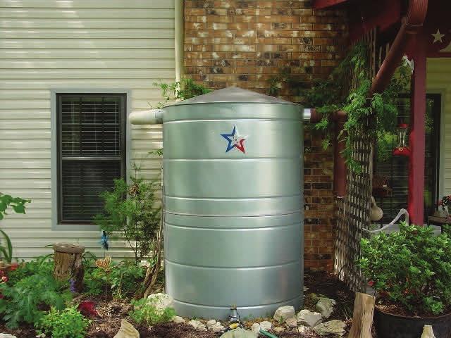 RAINWATER HARVESTING One of the easiest ways to use stored rainwater is for landscaping. In many communities, 30 to 50 percent of the total water is used for landscape irrigation.
