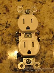 At dwelling units, at least one 125-volt, 15-or 20-amp receptacle outlet is required between 6 ft. and 20 ft. All receptacle outlets required to be GFCI protected between 6 ft. and 20 ft. Other outlets cannot be less than 10 ft.