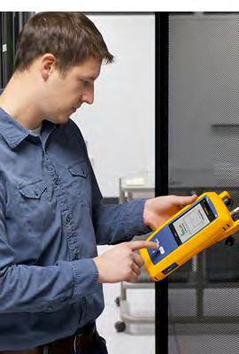 The Versiv line also includes copper certification, OLTS and Wi- Fi analysis modules. Versiv is designed around the revolutionary ProjX management system and Taptive user interface.