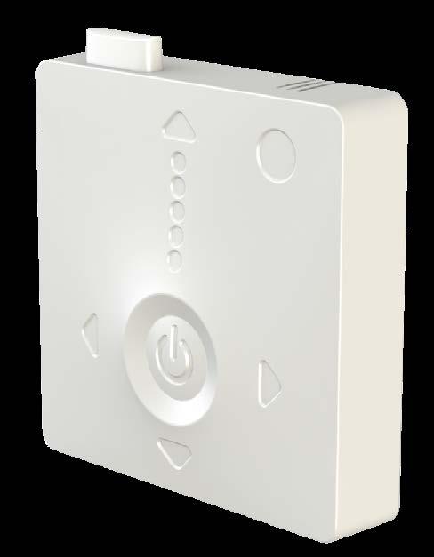 Halcyon Gesture Switch Scene Plate for Retrofit Gesture Switch Surface mount for retrofit applications Wirelessly control scenes/rooms 2.4GHz 802.5.
