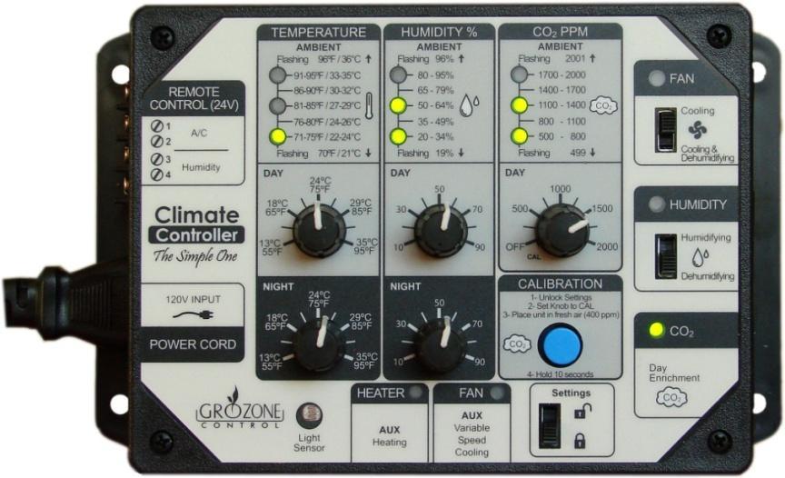 SCC1 GROZE CLIMATE CTROLLER The Simple One Series.