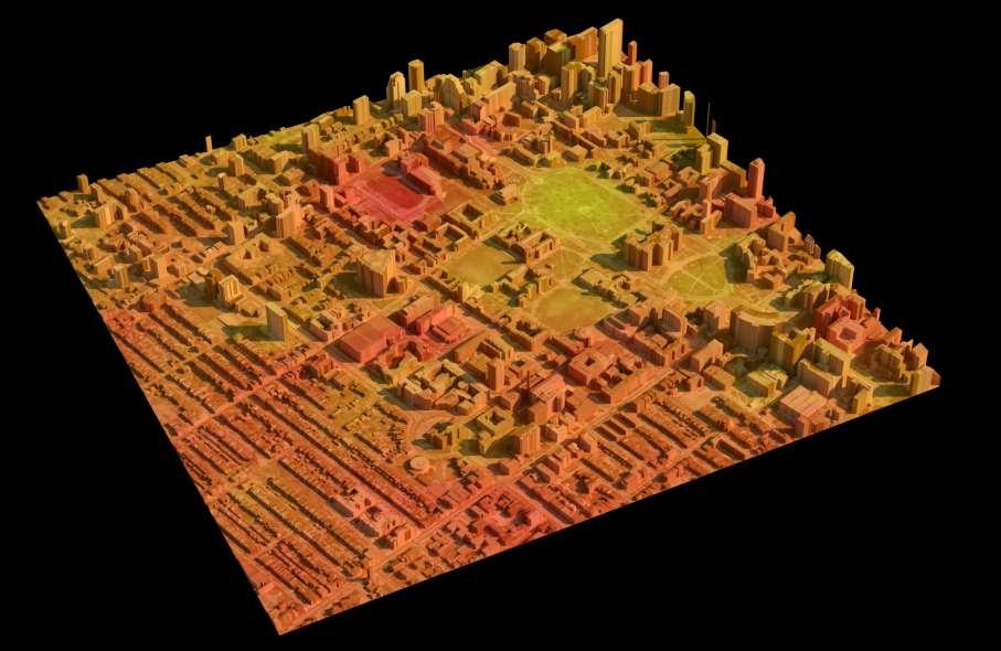 Combining Remote sensed temperature with 3D built form to study urban heat island issues CLR