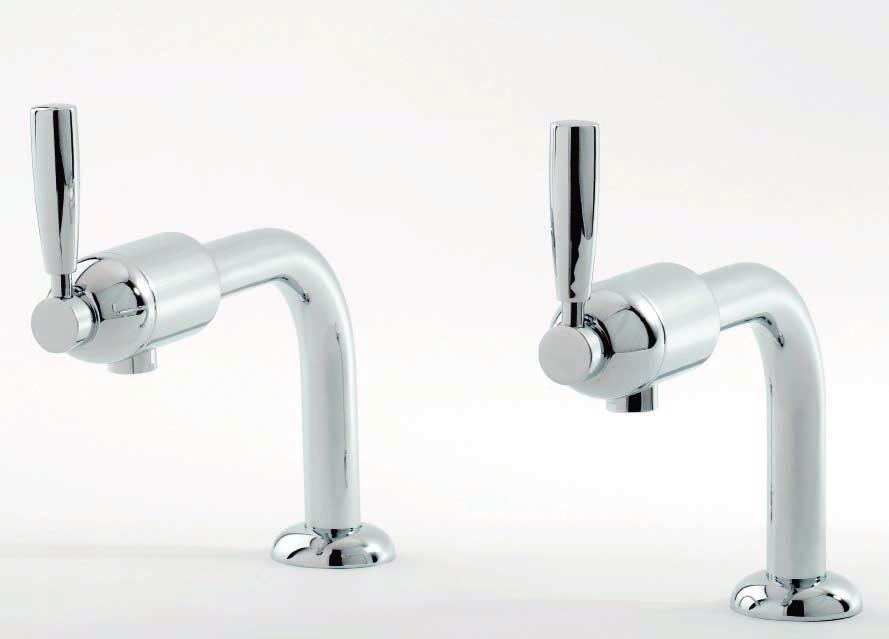50 51 io Two & Three Hole Sink Mixer cirrus Pair Contemporary Bibcocks 4273 Two Hole Sink Mixer with Lever Handles and Rinse in