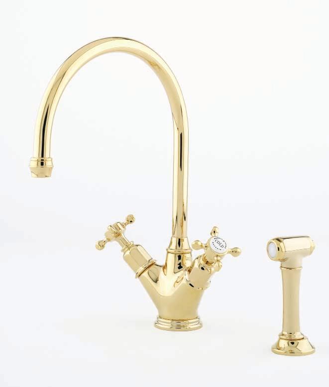 Combination finishes avaliable on request. Supplied with a C Spout as standard.