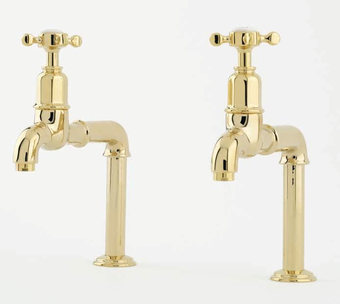 62 63 mayan Bibcock Taps ionian Two Hole Sink Mixer 4338 Bibcock Taps, Deck Mounted with Crosshead Handles in Gold 4322 Bibcock Taps,