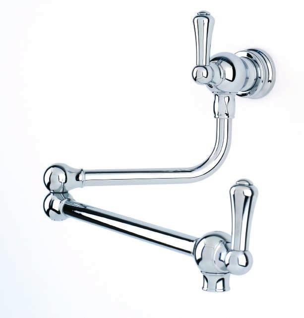 Handles in Chrome Available in Chrome, Nickel,