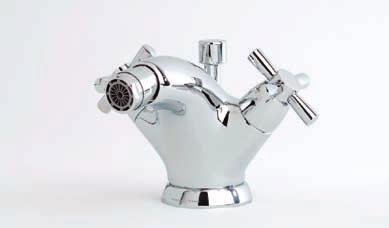 with Lever Handles in Chrome 3831 Three Hole Basin