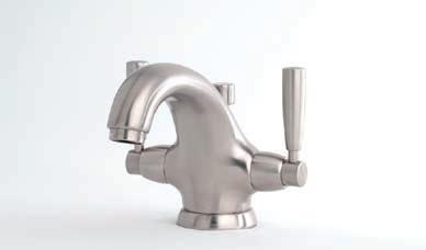 Hole Basin Mixer with Lever Handles in Chrome 3334*