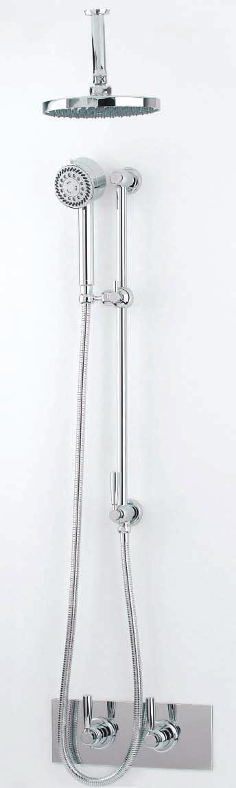 Shower Head 5870 4 x Body Sprays *Finishes available on entire range Chrome, Nickel or Pewter.