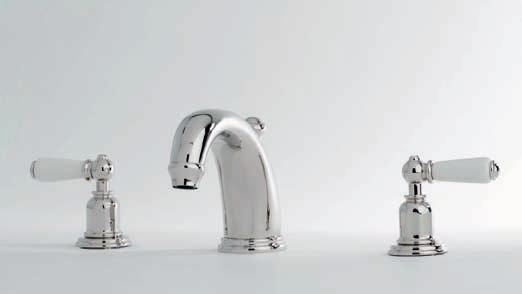 Finishes available on entire range Chrome, Nickel, Pewter or Gold.