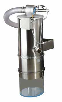 OPTNAL EXTRAS Cleaning with PET filter cartridges Shuttle valve for separating separator and