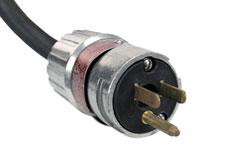 5-15 Straight Blade Plug 6-20 Straight Blade Plug This unit is also multi-voltage capable and can configured to operate on 120-277 volts 50/60 Hz.